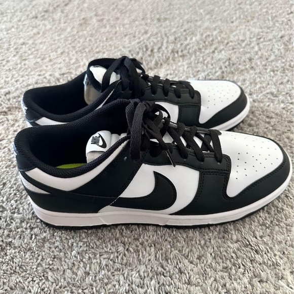 Black & White Nike Dunk Low Sneakers - Picture 2 of 7
